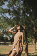 MUM x LQA 3: Mikaela Long Asymmetrical Sleeveless Top