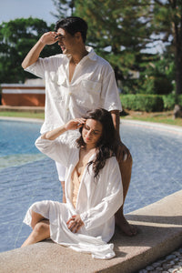 MUM x LQA 3: Whitney Soft Linen Semi-Kaftan Dress