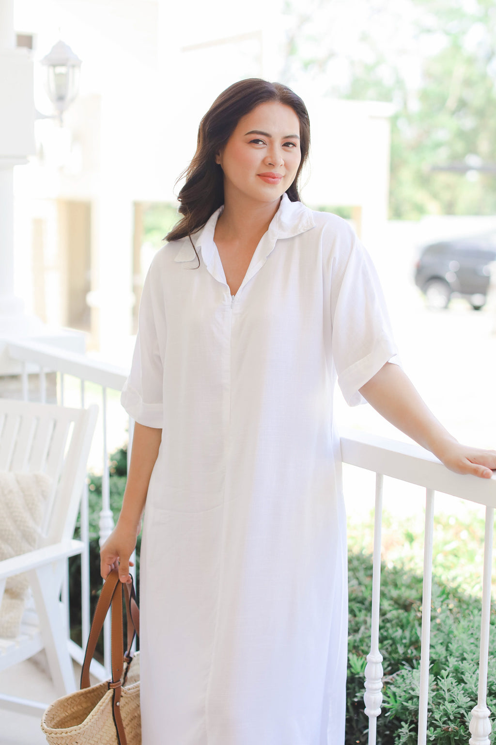 MUM x LQA 3: Josephine Collared Maxi Dress