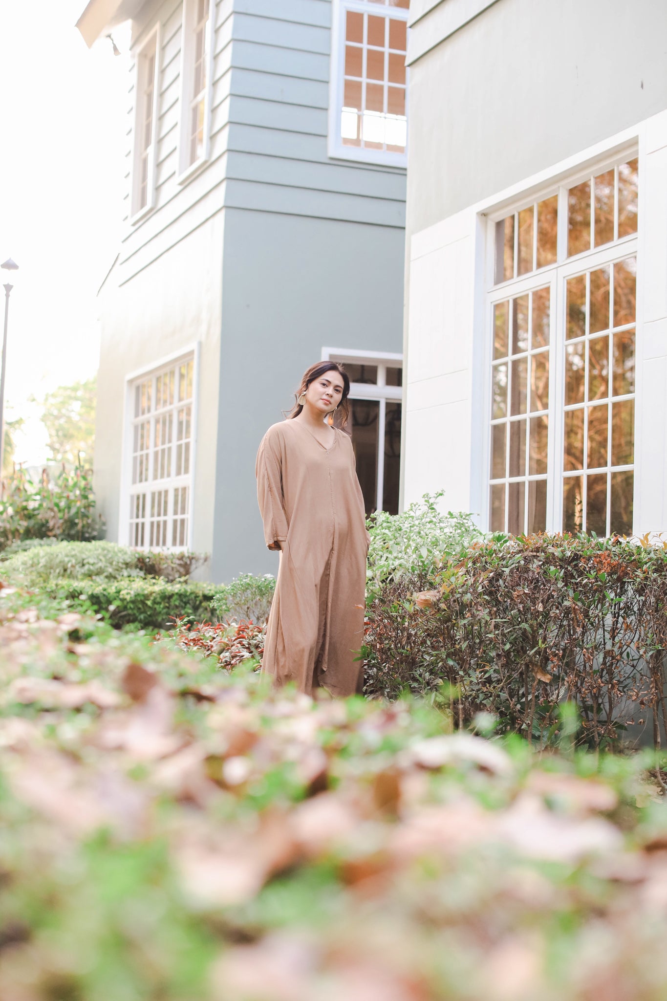 MUM x LQA 3: Whitney Soft Linen Semi-Kaftan Dress