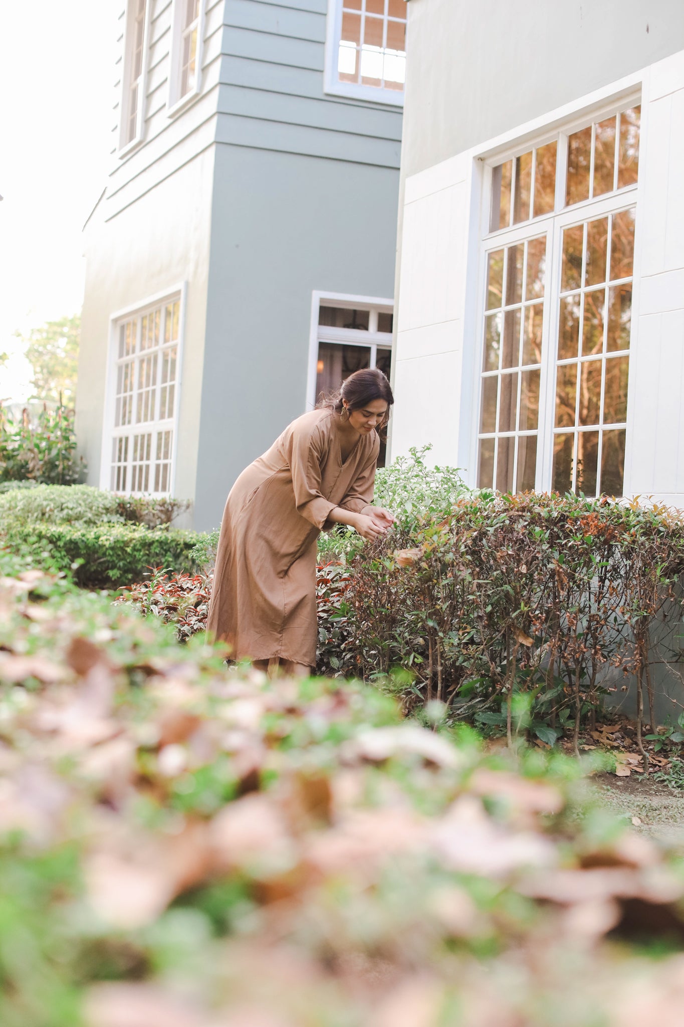 MUM x LQA 3: Whitney Soft Linen Semi-Kaftan Dress