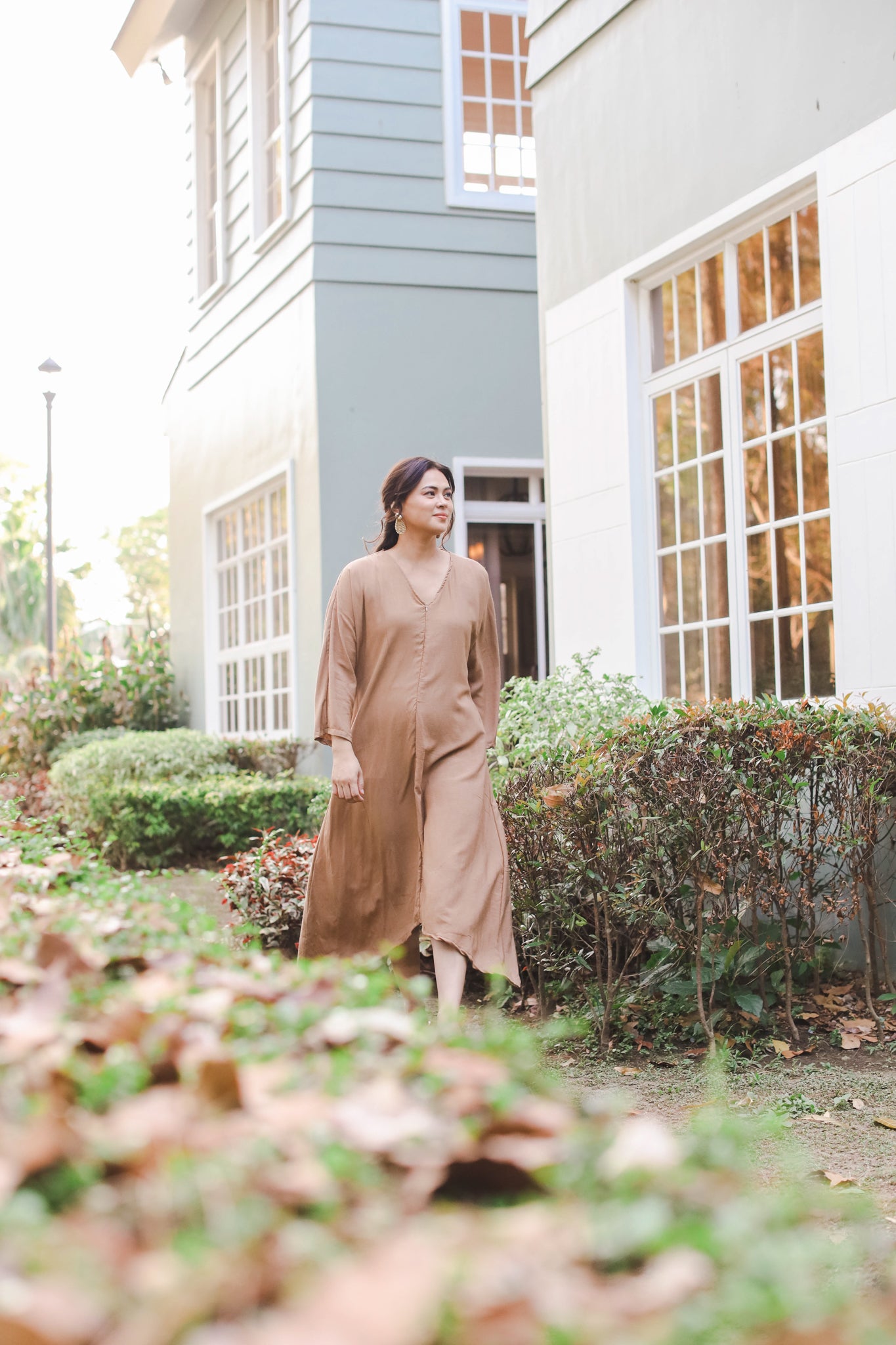 MUM x LQA 3: Whitney Soft Linen Semi-Kaftan Dress