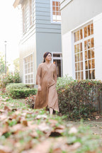 MUM x LQA 3: Whitney Soft Linen Semi-Kaftan Dress