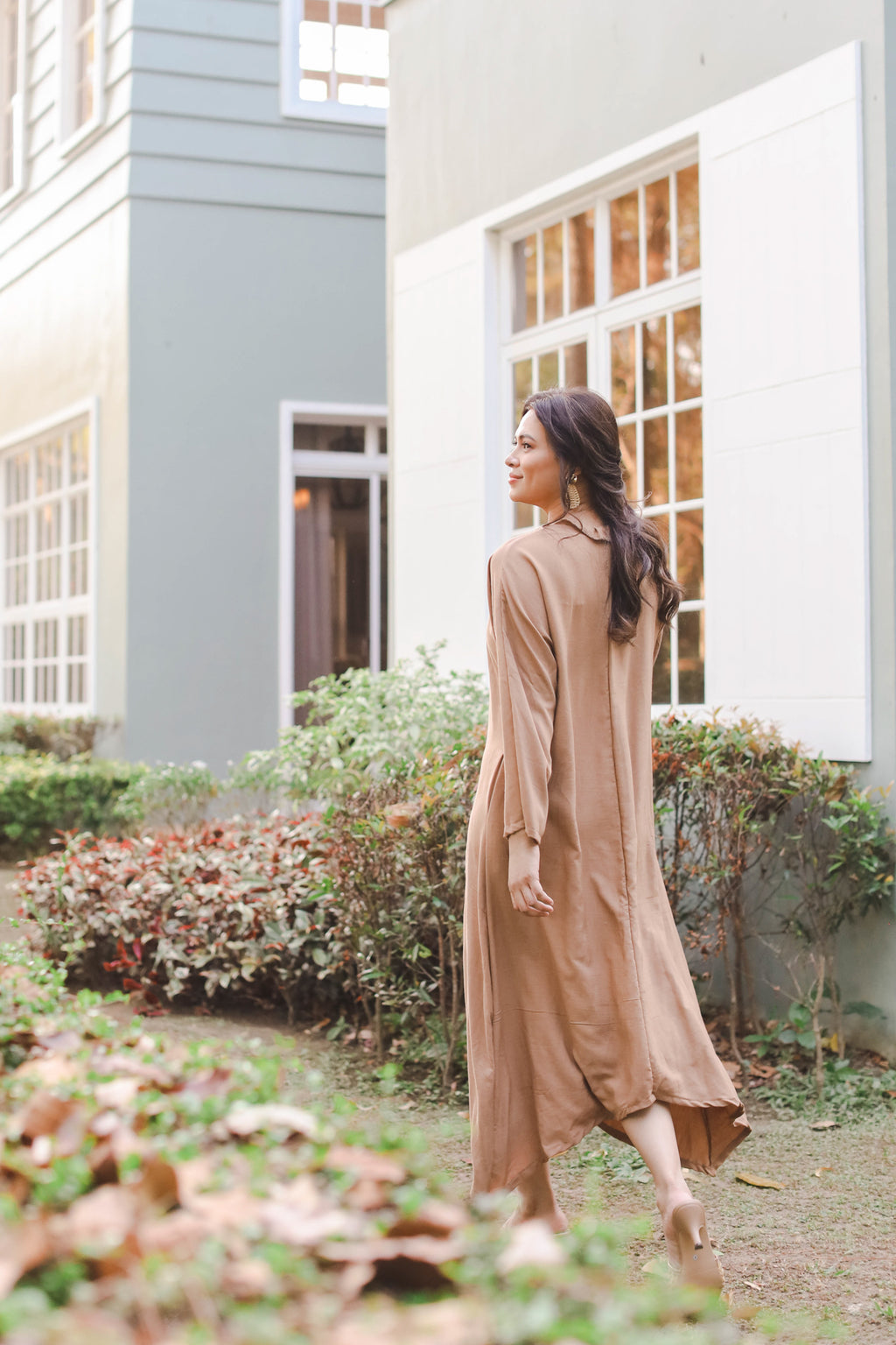 MUM x LQA 3: Whitney Soft Linen Semi-Kaftan Dress