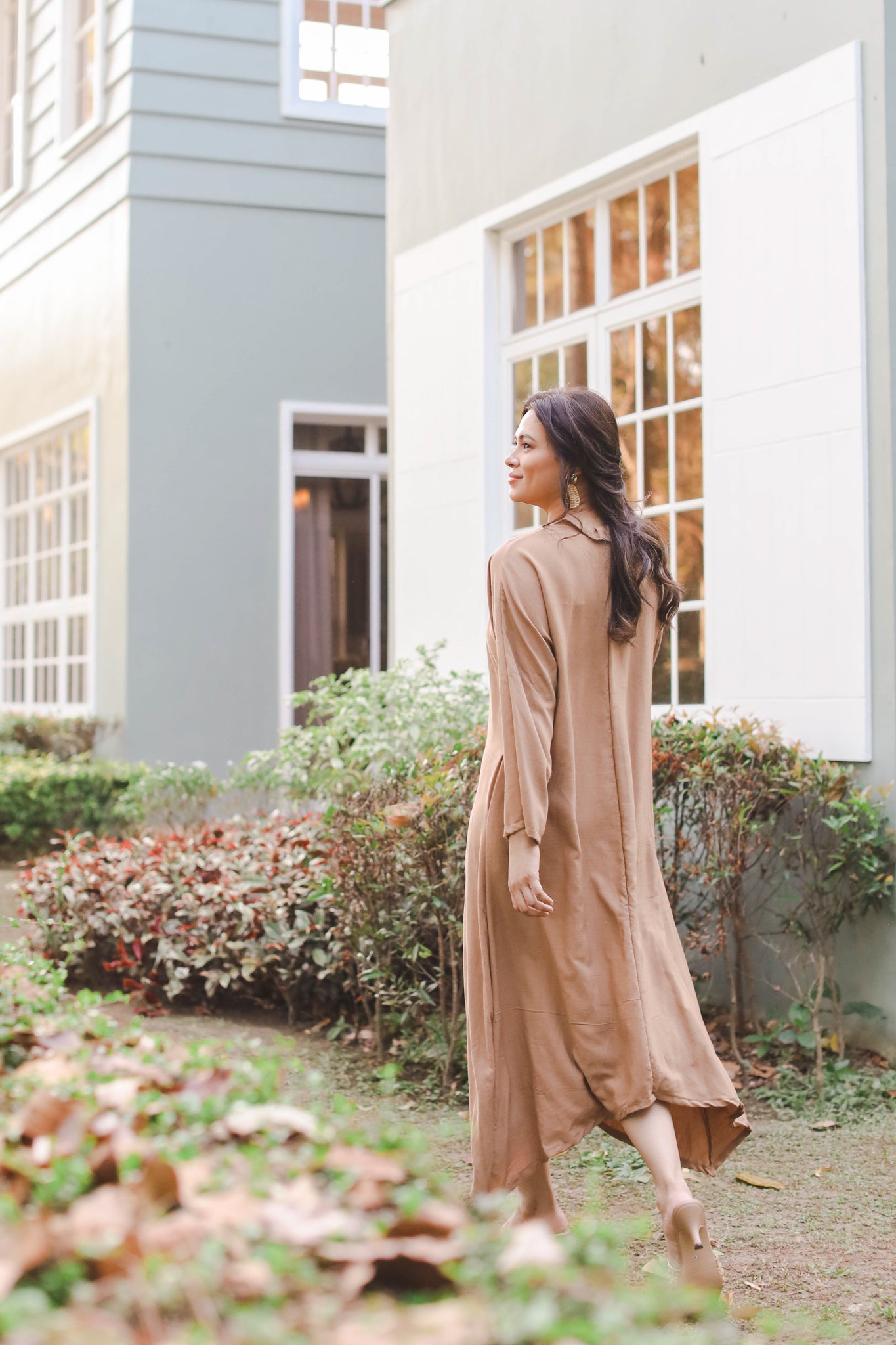 MUM x LQA 3: Whitney Soft Linen Semi-Kaftan Dress