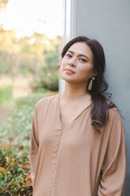 MUM x LQA 3: Whitney Soft Linen Semi-Kaftan Dress