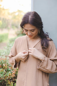 MUM x LQA 3: Whitney Soft Linen Semi-Kaftan Dress