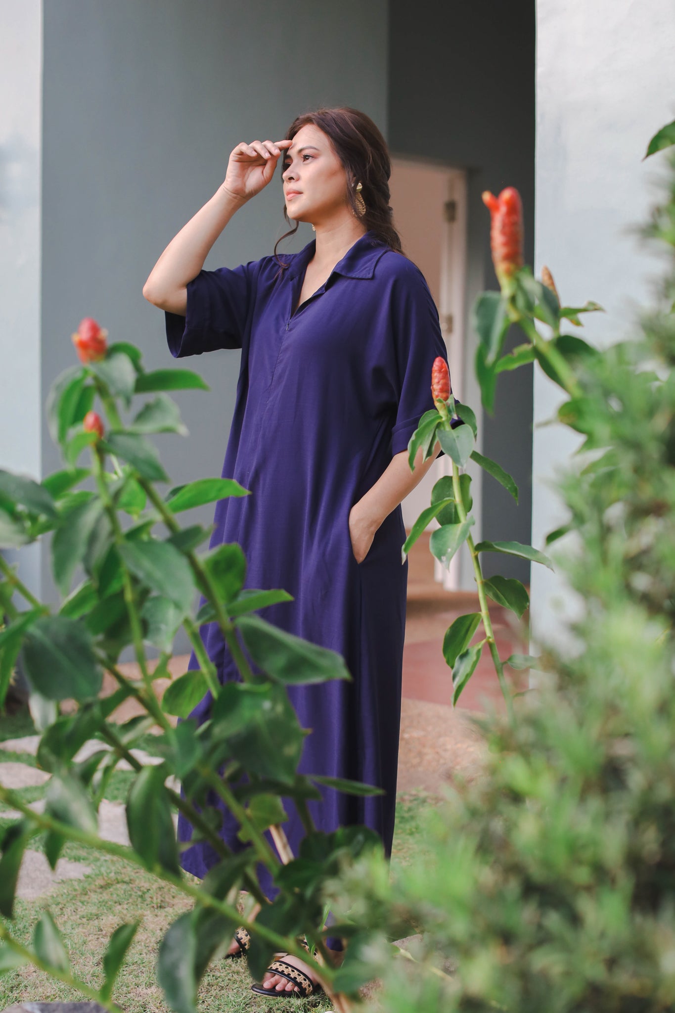 MUM x LQA 3: Josephine Collared Maxi Dress