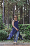 MUM x LQA 3: Mikaela Long Asymmetrical Sleeveless Top