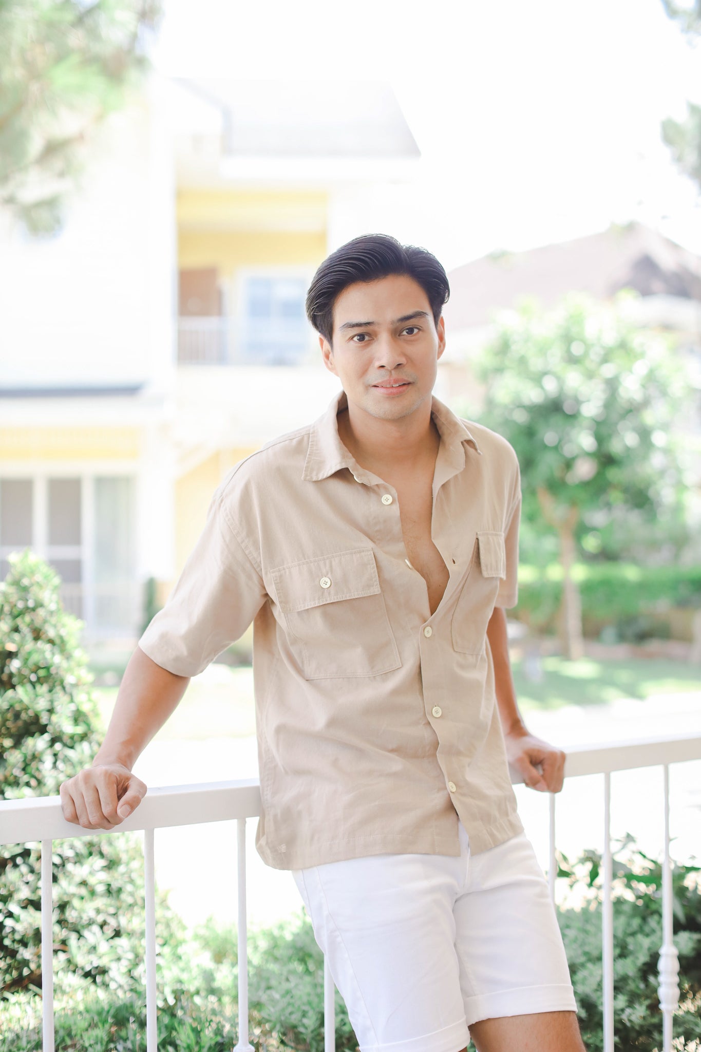 MUM x LQA 3: Nelson Button-down Linen Shirt for Dads