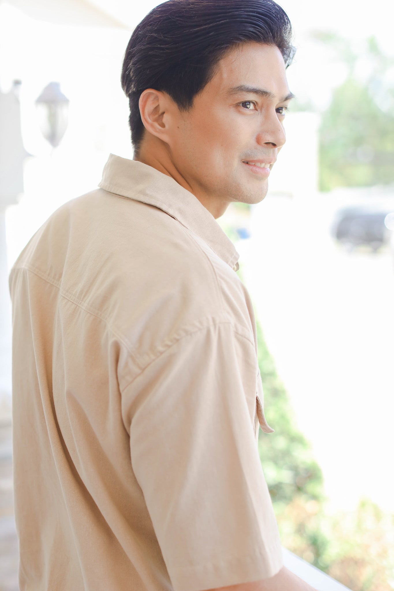 MUM x LQA 3: Nelson Button-down Linen Shirt for Dads