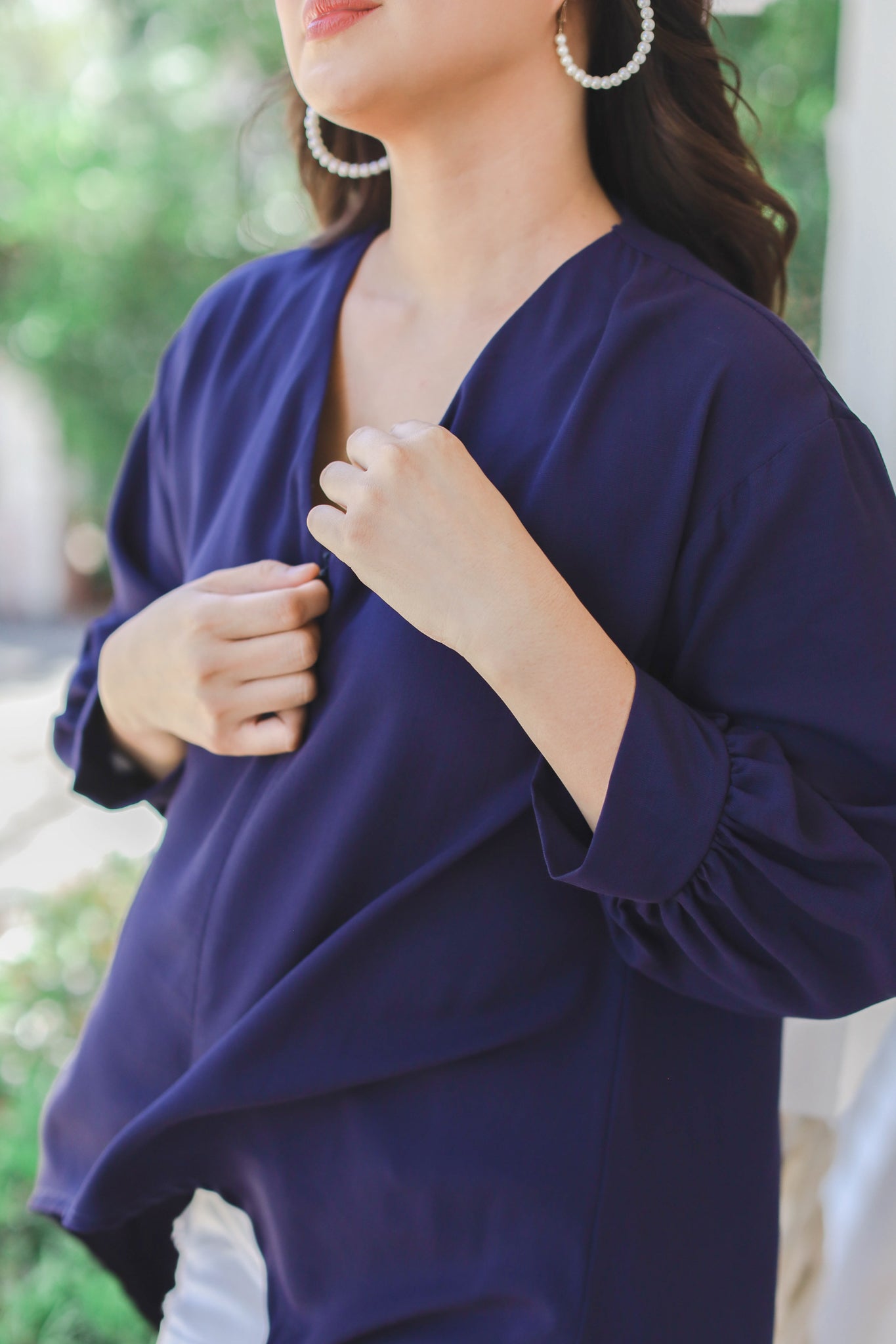 MUM x LQA 3: Jeanne Long-Back Top