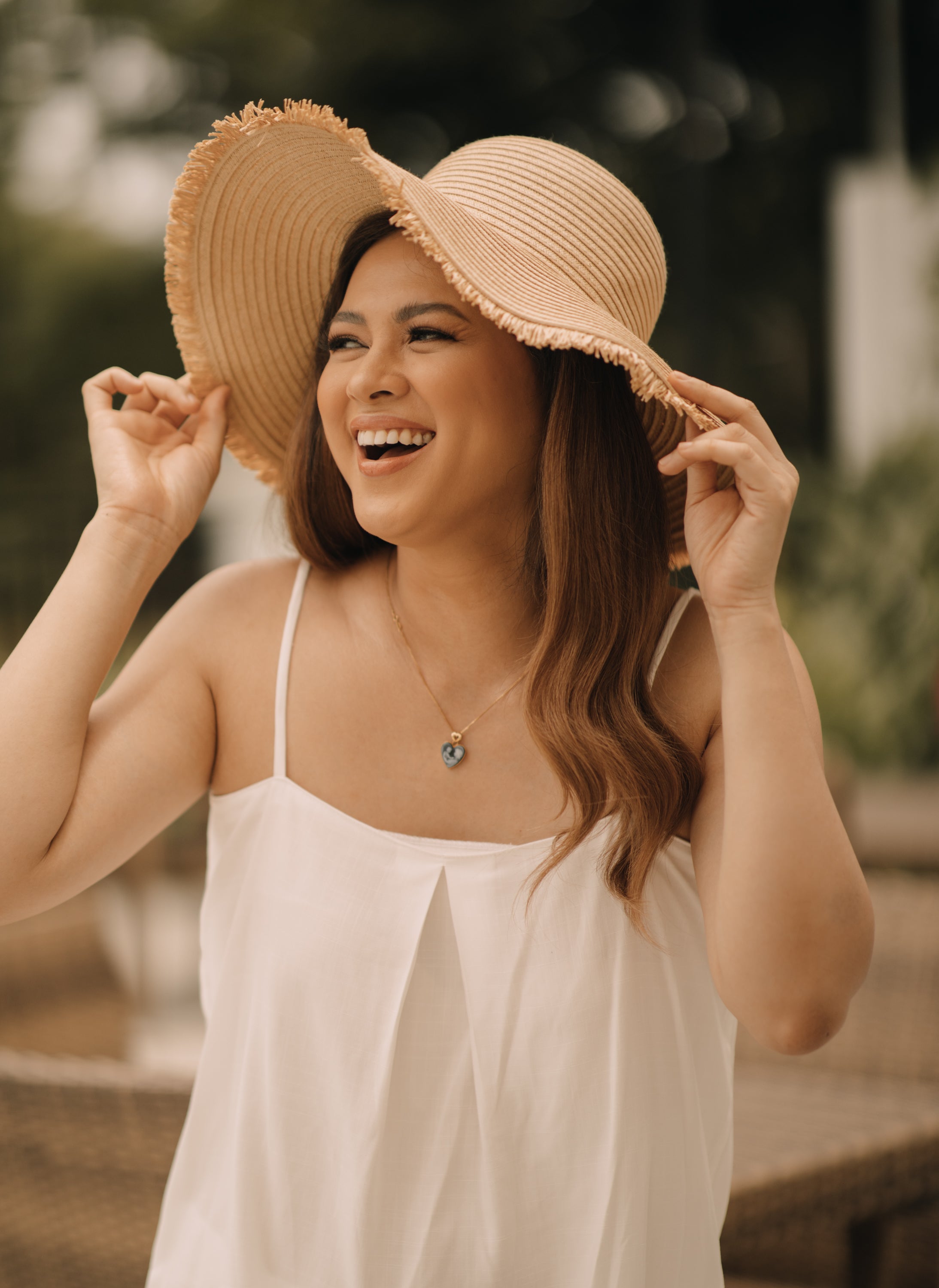 MUM x LQA: Rosary Spaghetti Top and Shorts Set