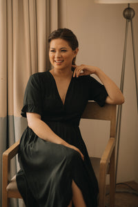 MUM x LQA: Tamera Dress with Cinched Waist
