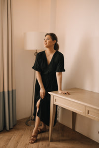 MUM x LQA: Tamera Dress with Cinched Waist