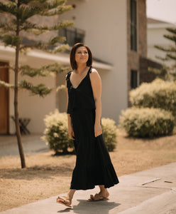 MUM x LQA: Aina Spaghetti Dress with Double Top