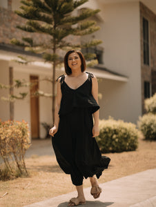 MUM x LQA: Aina Spaghetti Dress with Double Top