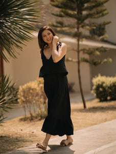 MUM x LQA: Aina Spaghetti Dress with Double Top