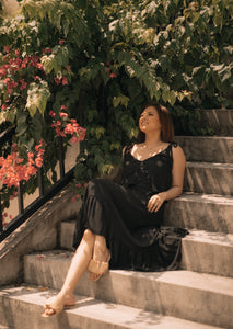 MUM x LQA: Aina Spaghetti Dress with Double Top