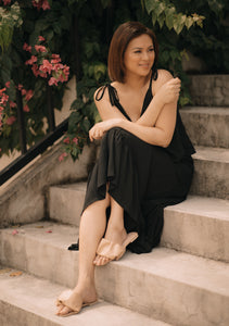 MUM x LQA: Aina Spaghetti Dress with Double Top