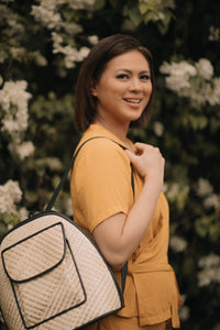 MUM x LQA: Denille Wrap Top and Shorts Set