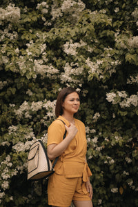 MUM x LQA: Denille Wrap Top and Shorts Set