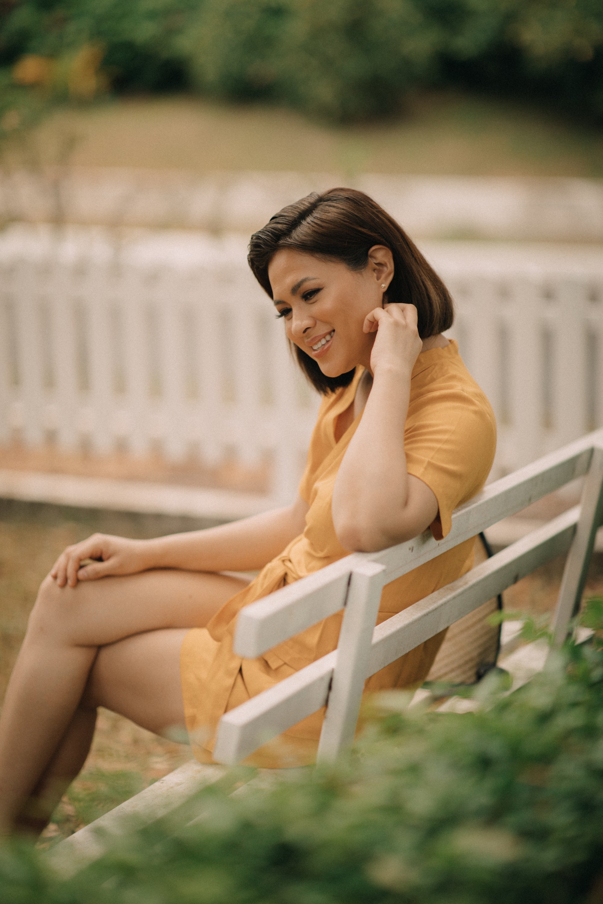 MUM x LQA: Denille Wrap Top and Shorts Set