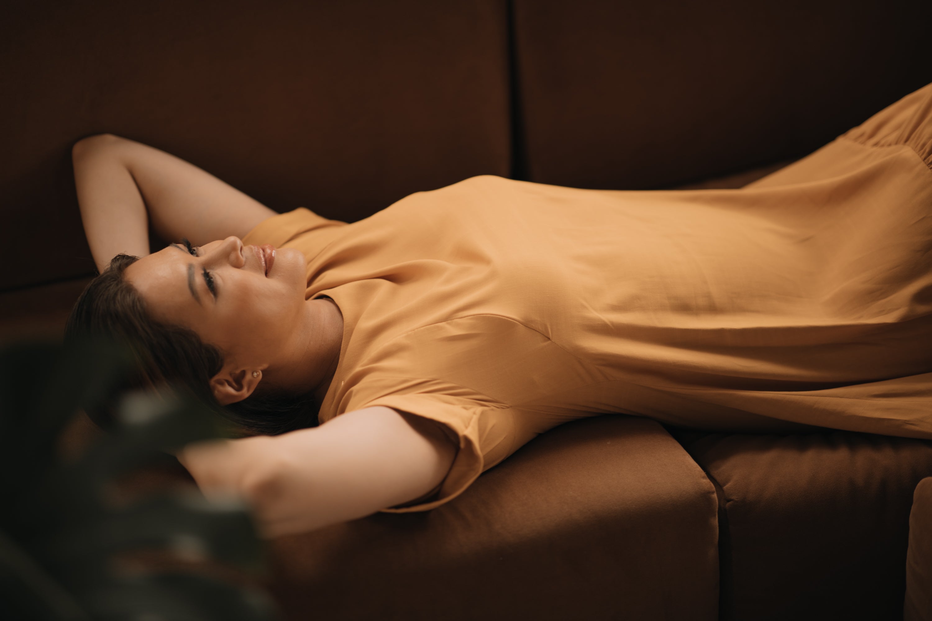 MUM x LQA:  Ivy A-line Ruffled Dress with Folded Sleeves