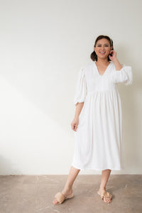 MUM x LQA: Karen Puffed Sleeve Dress