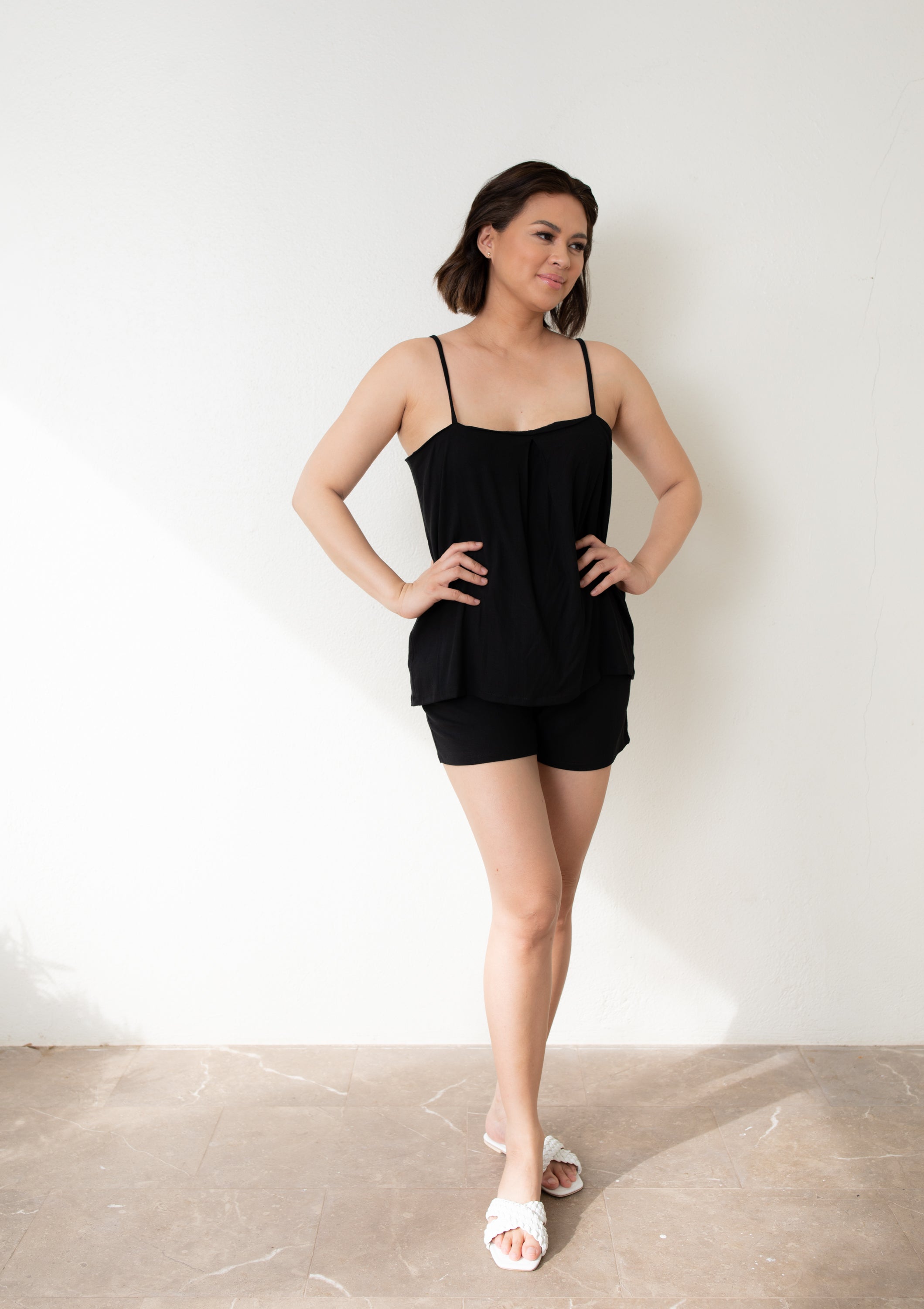MUM x LQA: Rosary Spaghetti Top and Shorts Set