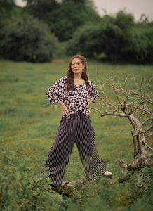 MUM x LDG 1: Urduja Top and Loose Pants Set
