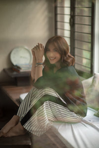 MUM x LDG 1: Urduja Top and Loose Pants Set