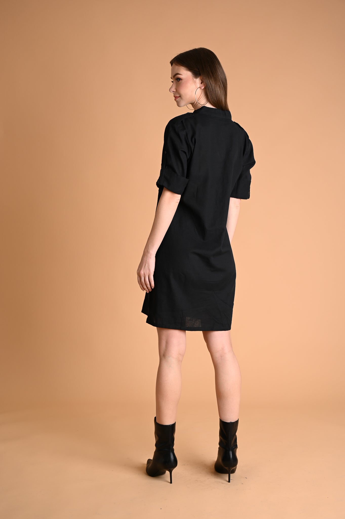 Safari: Amethyst Cargo Shift Dress