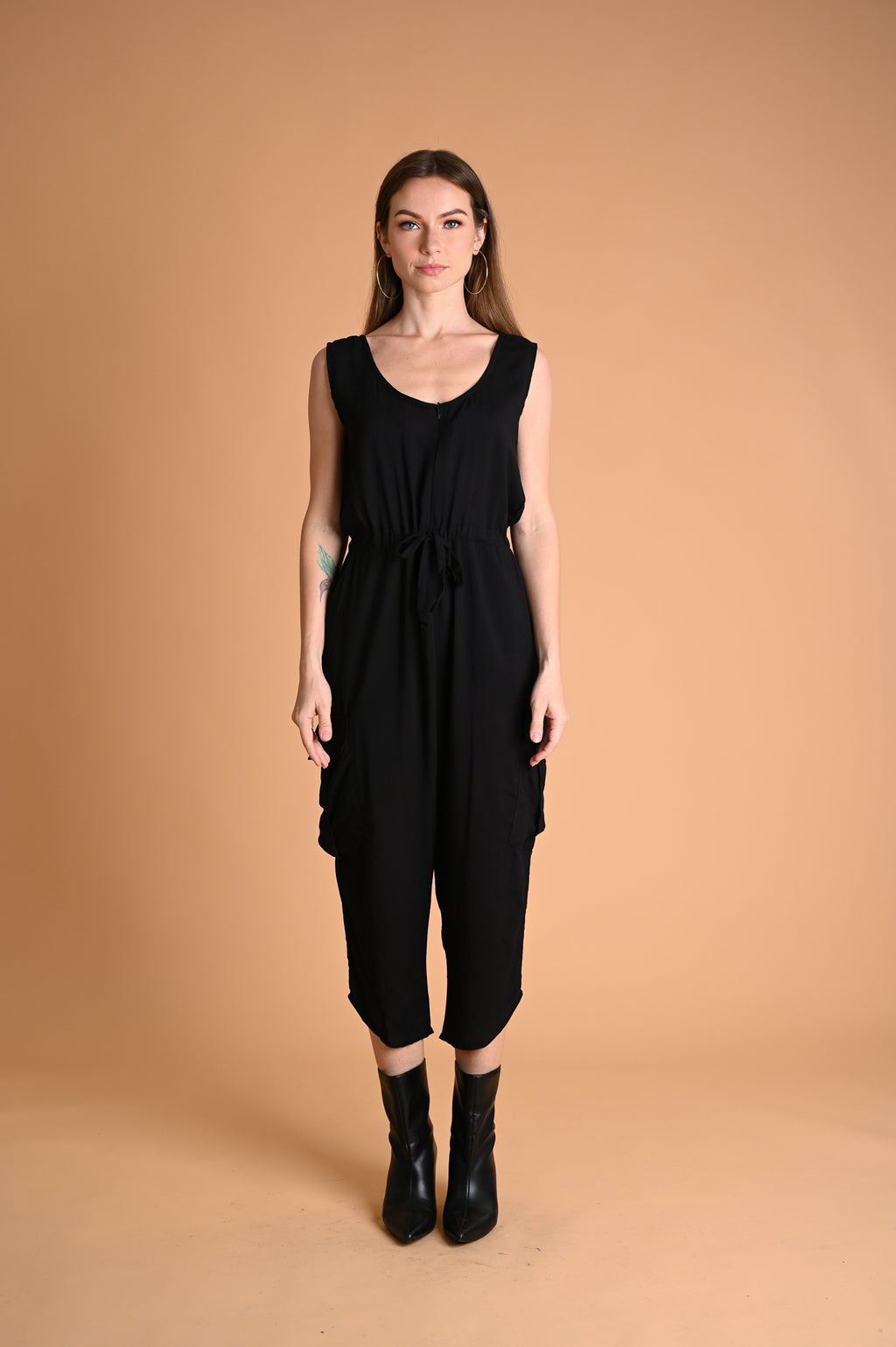 Safari: Ashlyn Cargo Sleeveless Romper