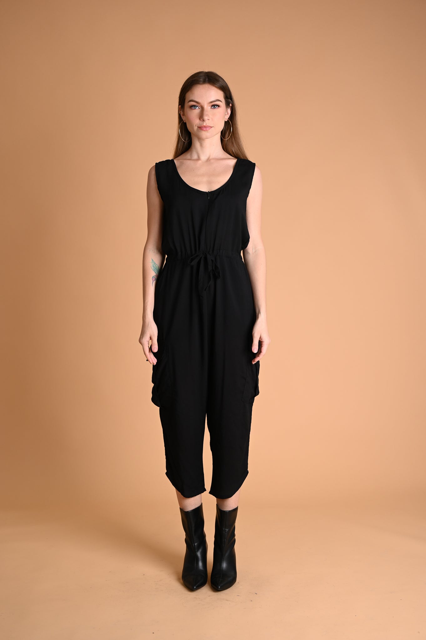 Safari: Ashlyn Cargo Sleeveless Romper