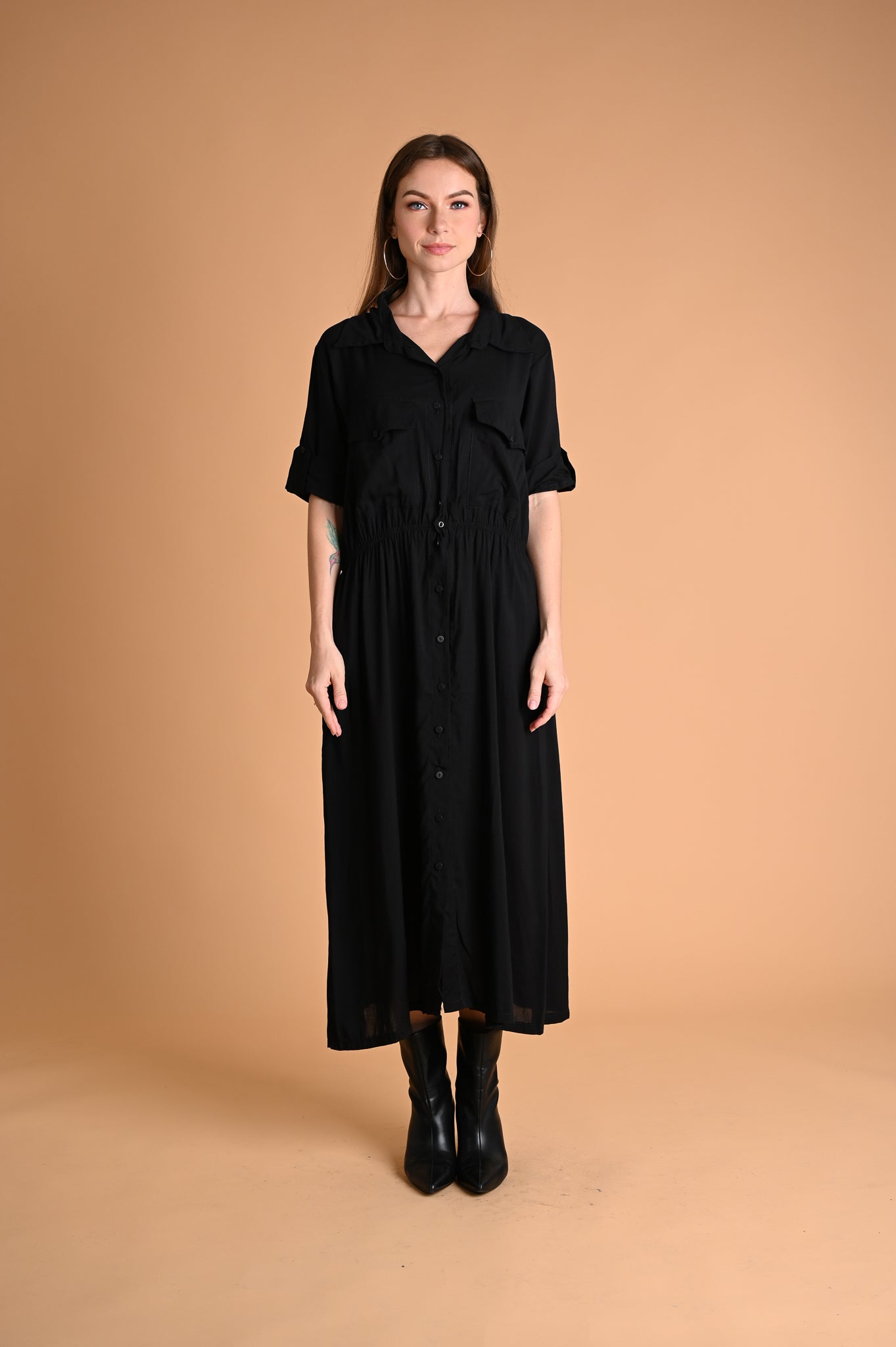Safari: Avery Maxi Cargo Dress