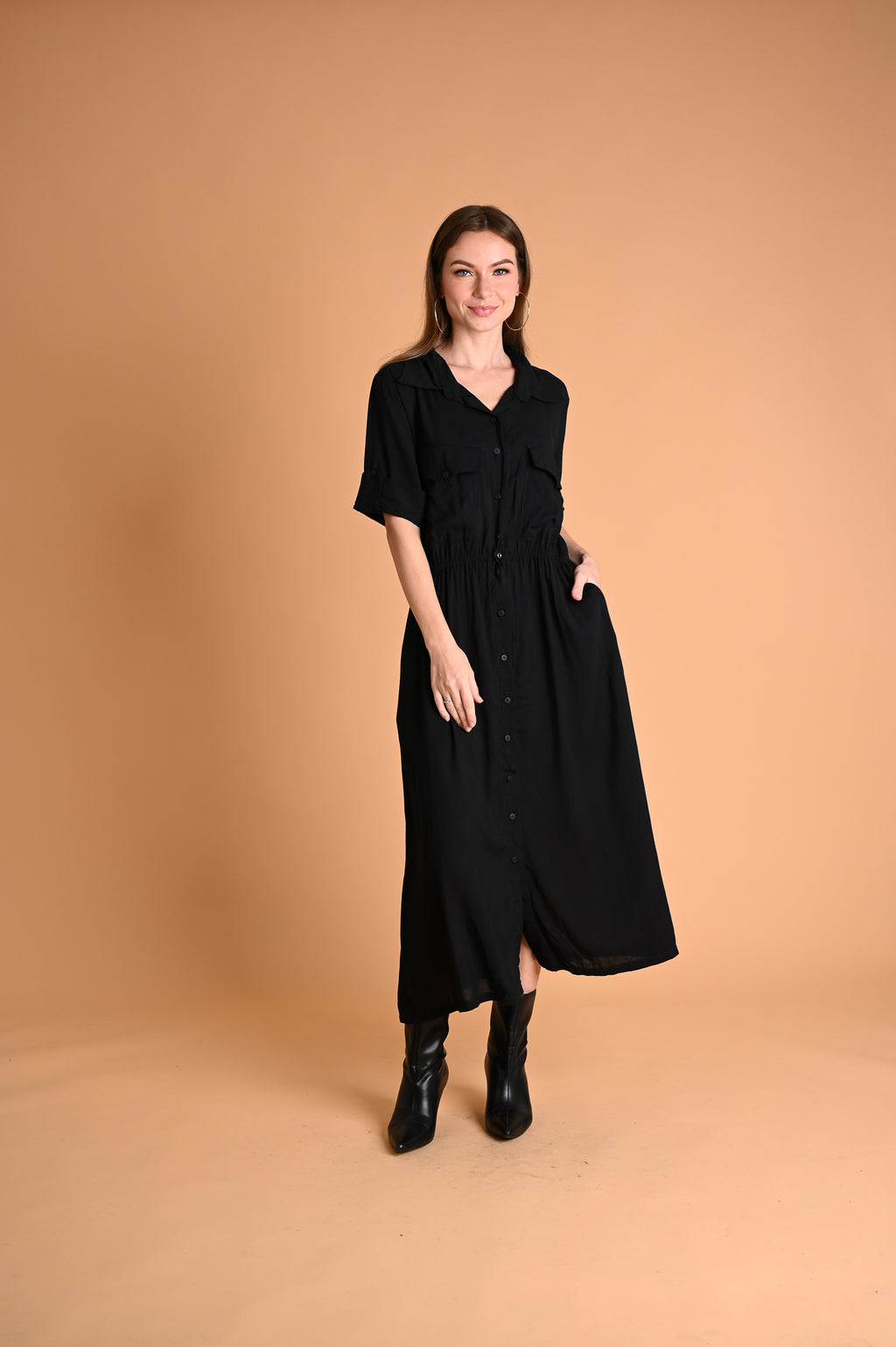 Safari: Avery Maxi Cargo Dress