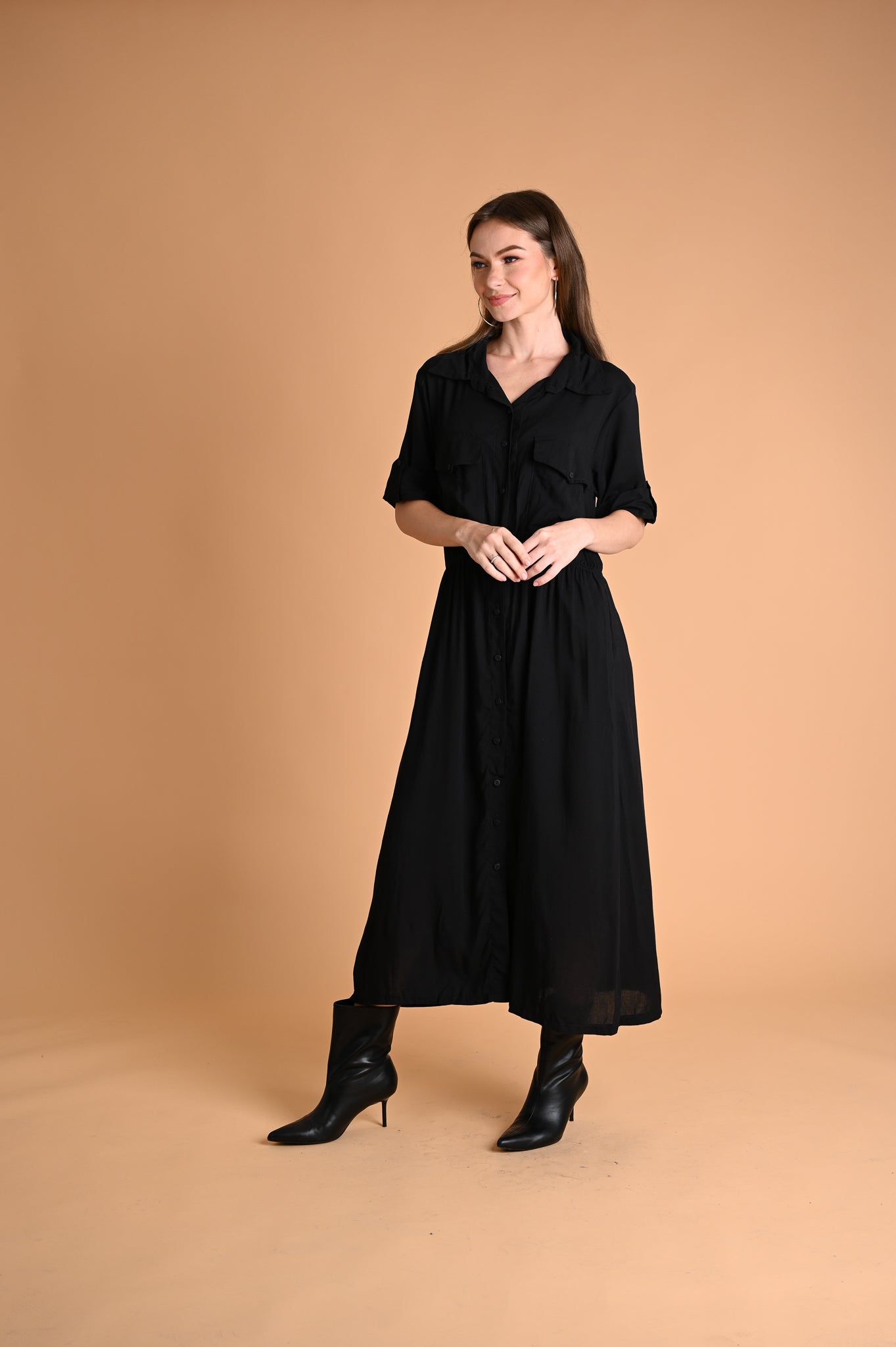 Safari: Avery Maxi Cargo Dress