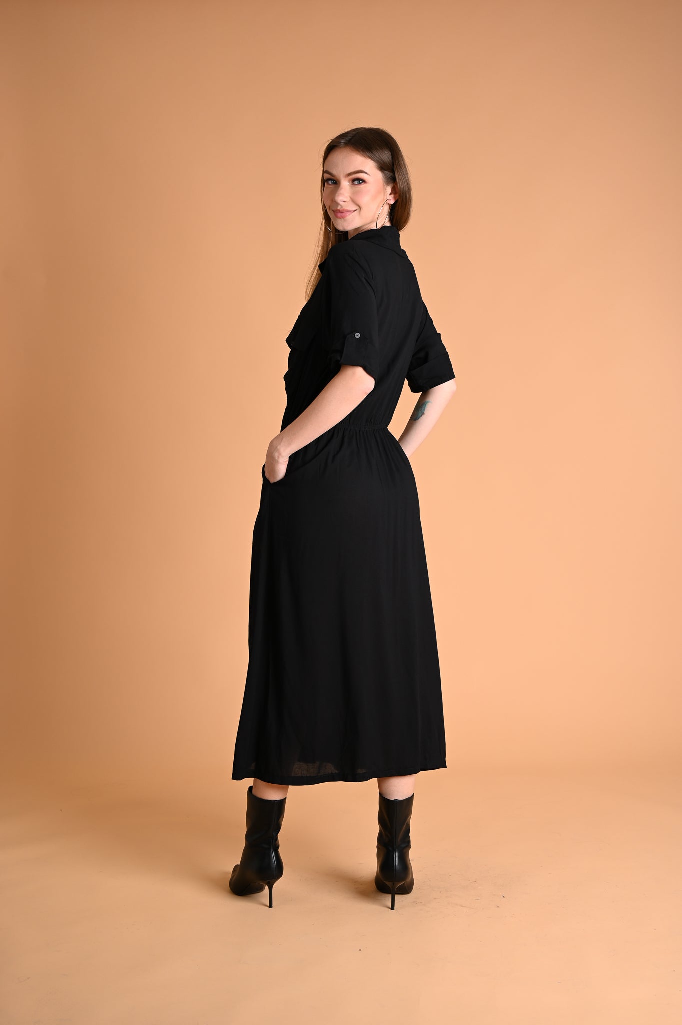 Safari: Avery Maxi Cargo Dress