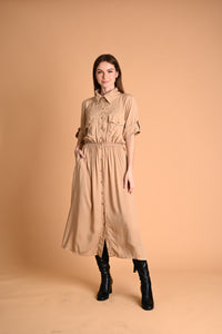 Safari: Avery Maxi Cargo Dress