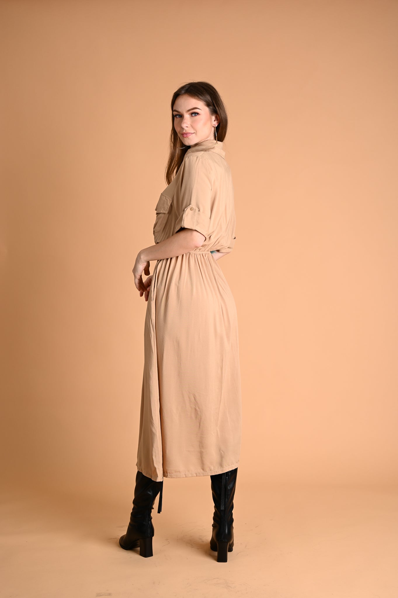 Safari: Avery Maxi Cargo Dress