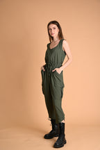 Safari: Ashlyn Cargo Sleeveless Romper