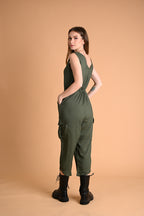 Safari: Ashlyn Cargo Sleeveless Romper