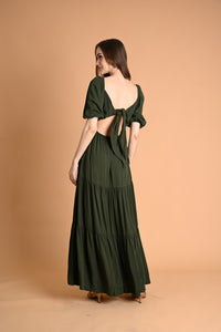 Green: Caroline Convertible Maxi Dress