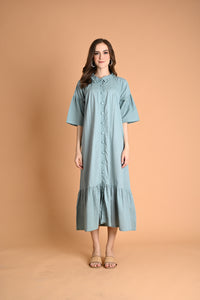 Green: Arianne Shift Maxi Dress