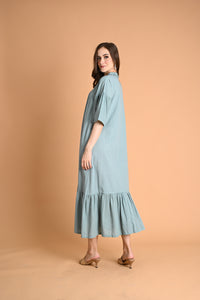 Green: Arianne Shift Maxi Dress