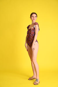 Swim: Spice Swimsuit and Tiered Pants Cover-up