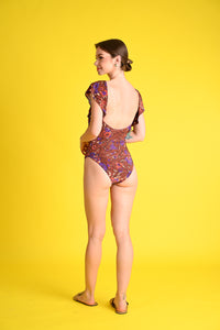 Swim: Spice Swimsuit and Tiered Pants Cover-up