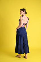 Swim: Cay Swimsuit with Tiered Pants Cover-up