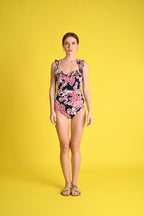 Swim: Cay Swimsuit with Tiered Pants Cover-up